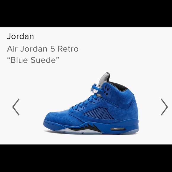 blue air jordan shoes